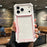 For iPhone 17 Pro Max Case Clear Detachable 2 in 1 Shockproof TPU + PC Phone Back Cover - Pink - 3