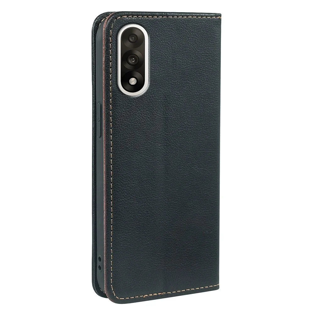 For OnePlus Ace 5 Ultra 5G / Nord 5 5G Case Wallet RFID Blocking Leather Phone Cover Strong Magnetic Closure - Black - 5