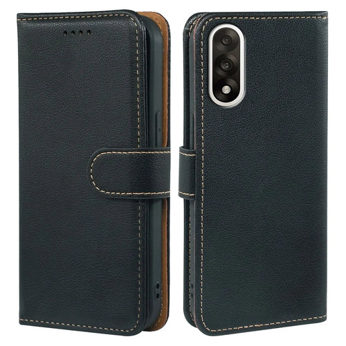 For OnePlus Ace 5 Ultra 5G / Nord 5 5G Case RFID Blocking Wallet Litchi Texture Leather Phone Cover Magnetic Clasp - Black - 1