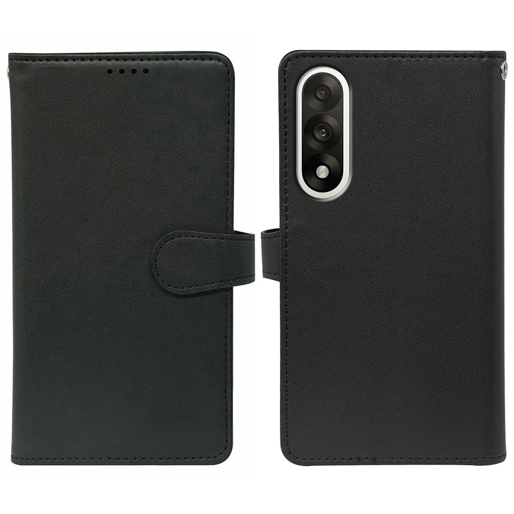 For OnePlus Ace 5 Ultra 5G / Nord 5 5G Case with 9 Card Slots PU Leather Stand Phone Cover - Black - 1