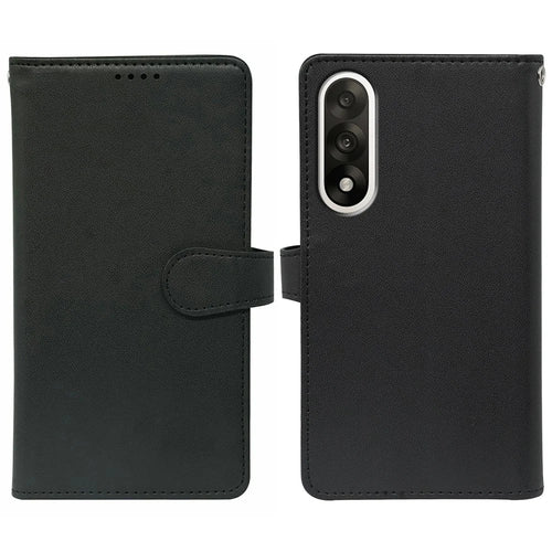 For OnePlus Ace 5 Ultra 5G / Nord 5 5G Case with 9 Card Slots PU Leather Stand Phone Cover - Black - 1