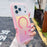 For iPhone 17 Pro Max Magnetic Case Chameleon Anti Drop TPU + PC Phone Cover - Transparent Pink - 1