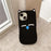 For iPhone 15 Silicone Case Cute Black Cat Design Shockproof Phone Back Cover - 3