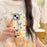 For iPhone 15 Silicone Case Cute Dot Pendant Bear Design Shockproof Phone Back Cover - 3