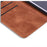 For iPhone 17 Case Flower Imprinted PU Leather Wallet Flip Phone Cover with Wrist Strap - Brown - 6