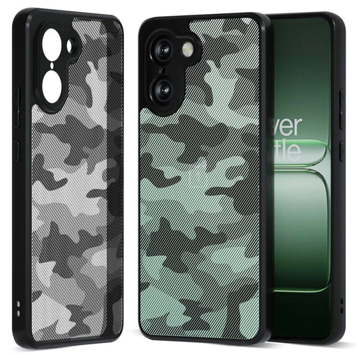IBMRS For OnePlus Ace 5 Racing 5G Case Soft TPU Frame Hard PC Back Anti-Fall Phone Cover - Artistic Camouflage - 1