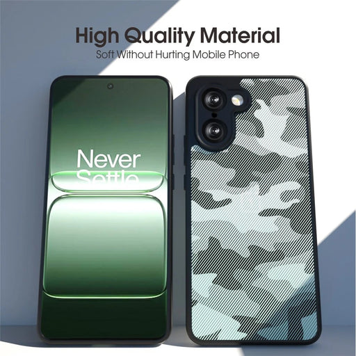 IBMRS For OnePlus Ace 5 Racing 5G Case Soft TPU Frame Hard PC Back Anti-Fall Phone Cover - Artistic Camouflage - 2
