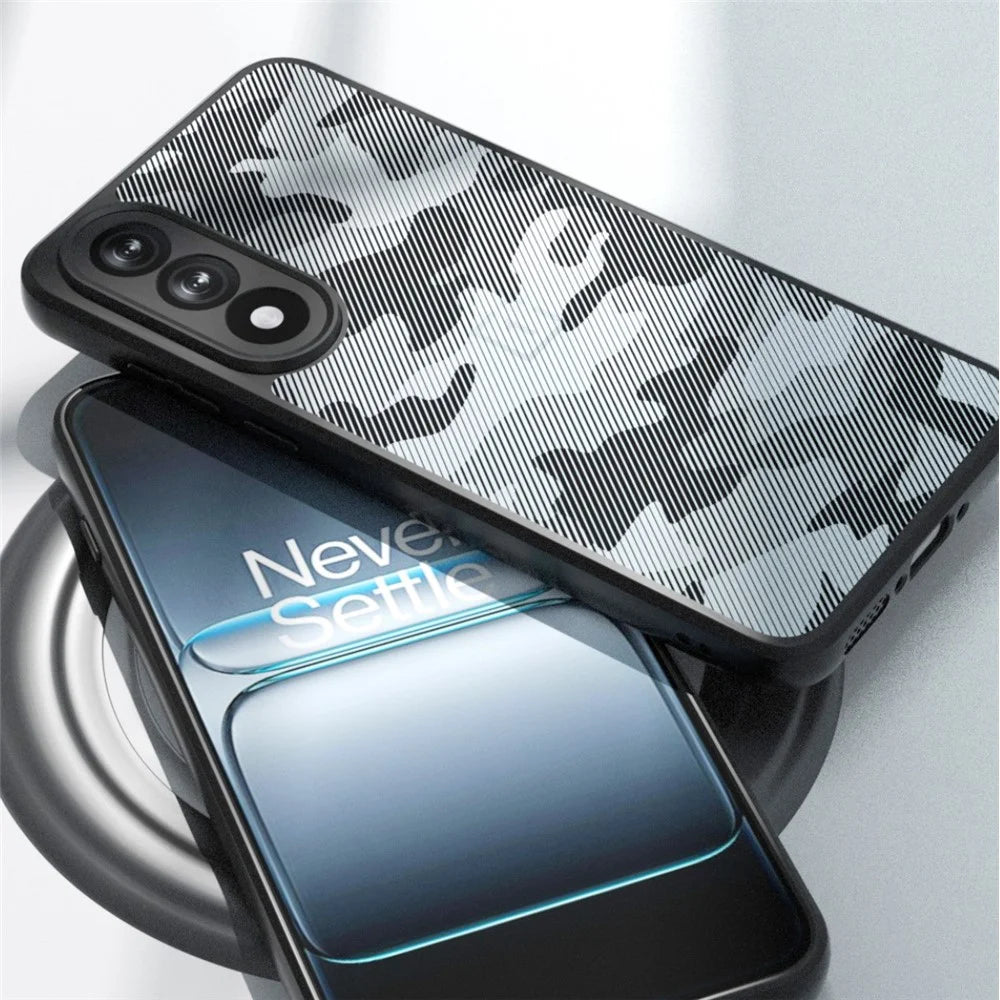 IBMRS For OnePlus Ace 5 Ultra 5G / Nord 5 5G Case Soft TPU Frame Hard PC Back Anti-Fall Phone Cover - Artistic Camouflage - 3