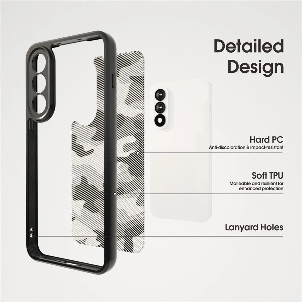 IBMRS For OnePlus Ace 5 Ultra 5G / Nord 5 5G Case Soft TPU Frame Hard PC Back Anti-Fall Phone Cover - Artistic Camouflage - 4