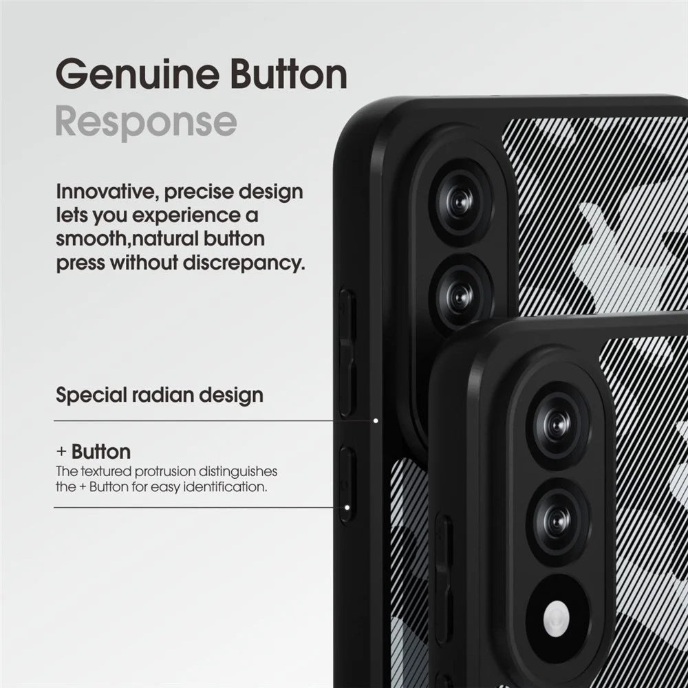 IBMRS For OnePlus Ace 5 Ultra 5G / Nord 5 5G Case Soft TPU Frame Hard PC Back Anti-Fall Phone Cover - Artistic Camouflage - 5