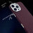 For iPhone 16 Pro Case Compatible with MagSafe Carbon Fiber Texture Hard PC Phone Cover - Red - 5