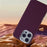For iPhone 16 Pro Case Compatible with MagSafe Carbon Fiber Texture Hard PC Phone Cover - Red - 7