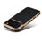 DENIOR For iPhone 17 Pro Max Case Genuine Cow Leather Crocodile Texture Electroplating Phone Cover - Black - 5