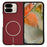 For Google Pixel 10 Pro Fold Magnetic Case Carbon Fiber Texture Folding Phone Cover - Red - 1