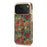 DENIOR For iPhone 17 Pro Max Case Pattern Printed Electroplating Leather Back Phone Cover - Blue - 2