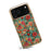 DENIOR For iPhone 17 Pro Max Case Pattern Printed Electroplating Leather Back Phone Cover - Blue - 4