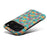 For iPhone 17 Pro Max Case Pattern Printed PU Leather + PC Phone Cover - Blue - 5