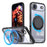 For iPhone Air Case Compatible with MagSafe TPU + PC Kickstand Phone Cover - Black - 1
