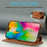 LC.IMEEKE For iPhone 17 Case Card Holder Stand Leather Phone Cover - Brown - 3