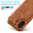LC.IMEEKE For iPhone 17 Case Card Holder Stand Leather Phone Cover - Brown - 7