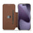 LC.IMEEKE For iPhone 18 Pro / 17 Pro Case Card Holder Stand Leather Phone Cover - Coffee - 2