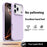 For iPhone 18 Pro / 17 Pro Case Soft Microfiber Lining Liquid Silicone + PC Phone Cover - Bean Purple - 2