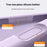 For iPhone 18 Pro Max / 17 Pro Max Case Soft Microfiber Lining Liquid Silicone + PC Phone Cover - Bean Purple - 5