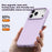 For iPhone 18 Pro Max / 17 Pro Max Case Soft Microfiber Lining Liquid Silicone + PC Phone Cover - Bean Purple - 6