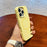 For iPhone 16 Pro Case Compatible with MagSafe Liquid Silicone + PC Anti-Scratch Phone Cover - Light Yellow - 2