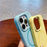 For iPhone 16 Pro Case Compatible with MagSafe Liquid Silicone + PC Anti-Scratch Phone Cover - Light Yellow - 7