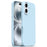 For iPhone 17 Case Soft Microfiber Lining Liquid Silicone + PC Phone Cover - Ice Blue - 1