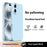 For iPhone 17 Case Soft Microfiber Lining Liquid Silicone + PC Phone Cover - Ice Blue - 2