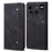 For Nothing Phone (3) 5G Case Jeans Cloth Texture Anti-Scratch Leather Stand Phone Cover - Black - 1