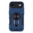 For iPhone Air Case with Kickstand Shockproof TPU + PC Phone Back Cover - Navy Blue - 3