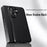 For Samsung Galaxy S24 Ultra Case PU + TPU + PC Phone Back Cover with Metal Lens Frame - Black - 2