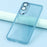 Bulk Purchasing 20Pcs For Samsung Galaxy S25 Edge Case Electroplated Camera Frame TPU Phone Cover Precise Cutouts - Transparent Blue - 5