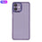 Bulk Purchasing 20Pcs For Samsung Galaxy A08 5G / A08 4G / A07 4G Case Electroplated Camera Frame TPU Phone Cover Precise Cutouts - Transparent Purple - 1