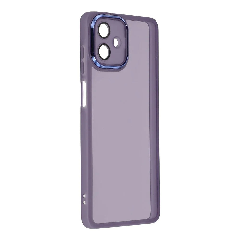 Bulk Purchasing 20Pcs For Samsung Galaxy A08 5G / A08 4G / A07 4G Case Electroplated Camera Frame TPU Phone Cover Precise Cutouts - Transparent Purple - 2