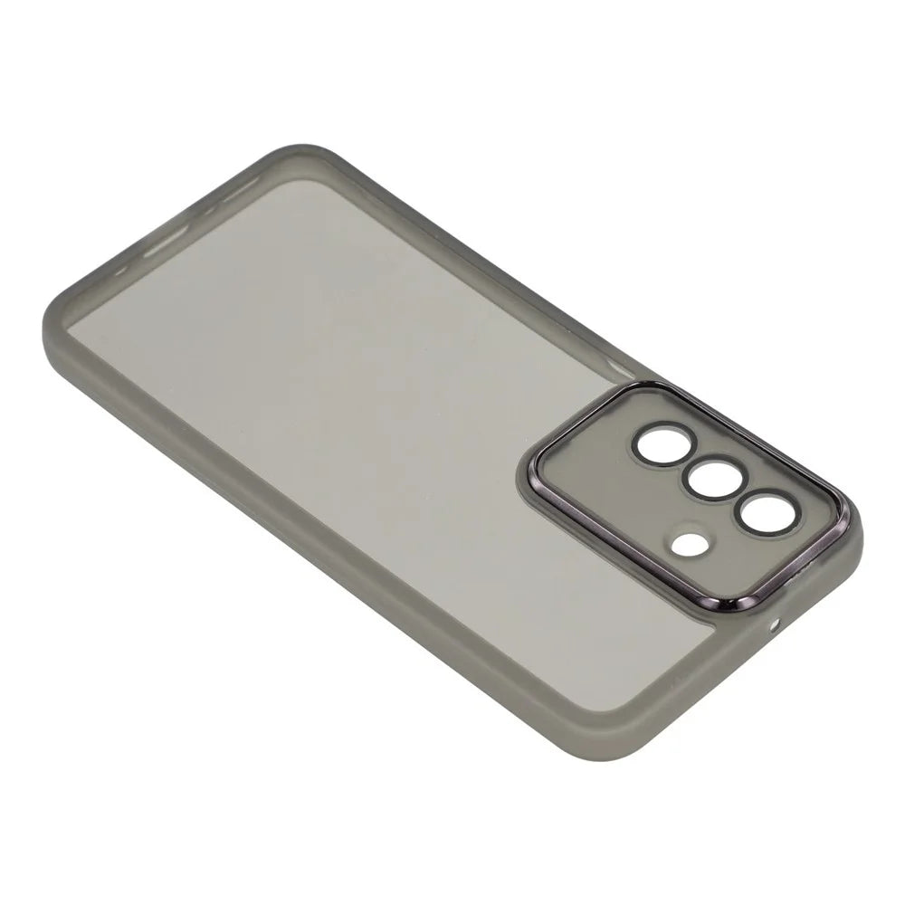 Bulk Purchasing 20Pcs For Samsung Galaxy A18 5G / A18 4G / A17 5G / A17 4G / A26 5G Case Electroplated Camera Frame TPU Phone Cover Precise Cutouts - Transparent Black - 4