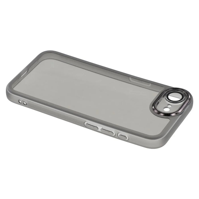 Bulk Purchasing 20Pcs For iPhone 17e / 16e Case Electroplated Camera Frame TPU Phone Cover Precise Cutouts - Transparent Black - 5