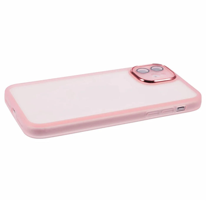 Bulk Purchasing 20Pcs For iPhone 11 Case Electroplated Camera Frame TPU Phone Cover Precise Cutouts - Transparent Pink - 5