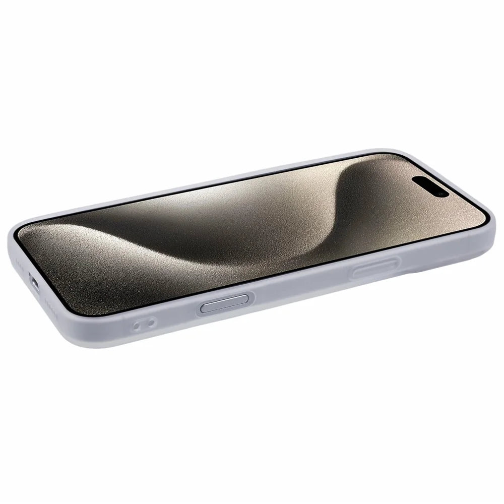 Bulk Purchasing 20Pcs For iPhone 16 Pro Max Case Electroplated Camera Frame TPU Phone Cover Precise Cutouts - Transparent White - 4