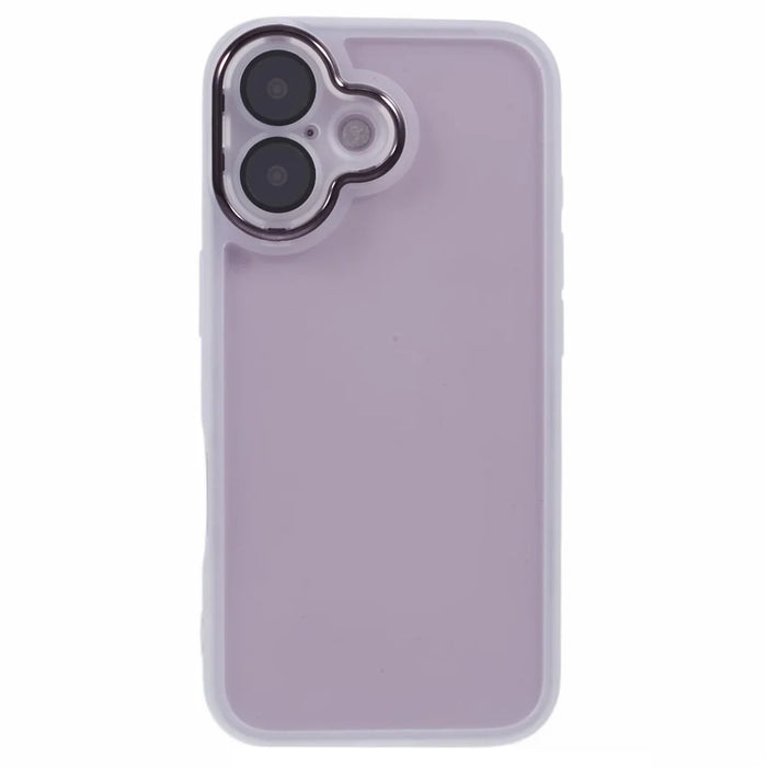 Bulk Purchasing 20Pcs For iPhone 16 Case Electroplated Camera Frame TPU Phone Cover Precise Cutouts - Transparent White - 3