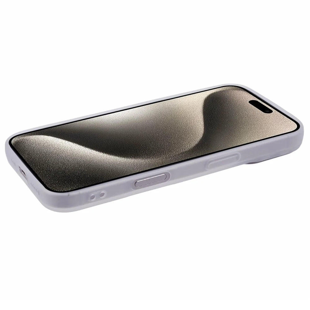 Bulk Purchasing 20Pcs For iPhone 16 Case Electroplated Camera Frame TPU Phone Cover Precise Cutouts - Transparent White - 4