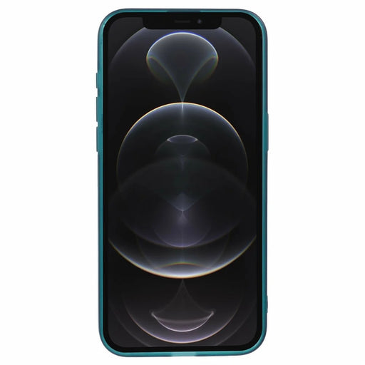 Bulk Purchasing 20Pcs For iPhone 12 Pro Max Case Electroplated Camera Frame TPU Phone Cover Precise Cutouts - Transparent Green - 2