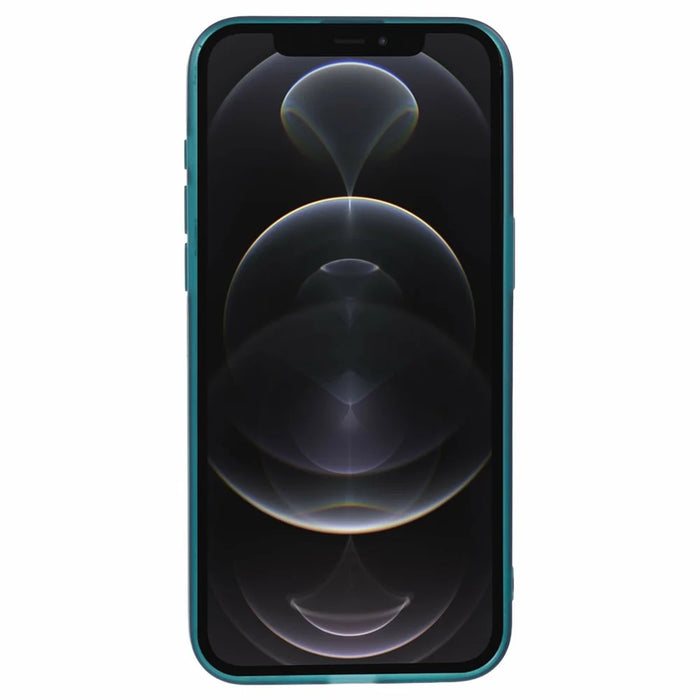 Bulk Purchasing 20Pcs For iPhone 12 Pro Max Case Electroplated Camera Frame TPU Phone Cover Precise Cutouts - Transparent Green - 2