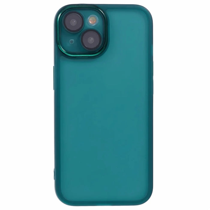 Bulk Purchasing 20Pcs For iPhone 13 Case Electroplated Camera Frame TPU Phone Cover Precise Cutouts - Transparent Green - 3