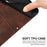 For Samsung Galaxy S25 FE Leather Case Imprinted Triangle Phone Cover with Hand Strap - Brown - 6