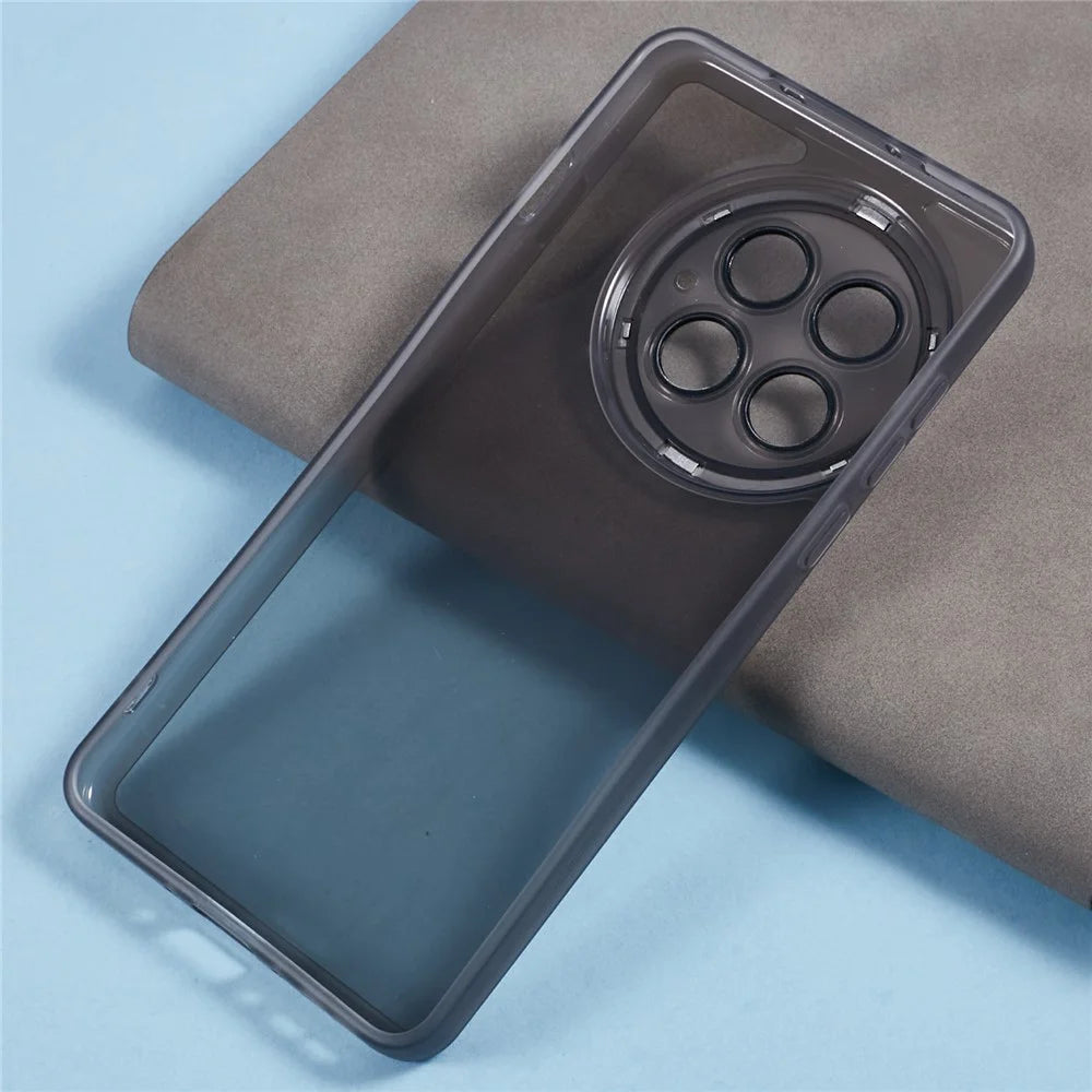 Bulk Purchasing 20Pcs For OnePlus 13 Case Electroplated Camera Frame TPU Phone Cover Precise Cutouts - Transparent Black - 3