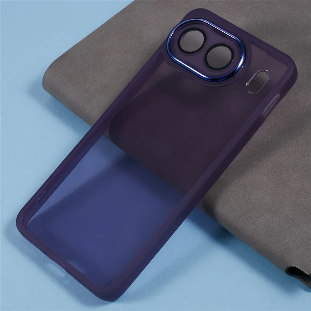 Bulk Purchasing 20Pcs For OnePlus Nord 4 Case Electroplated Camera Frame TPU Phone Cover Precise Cutouts - Transparent Purple - 4